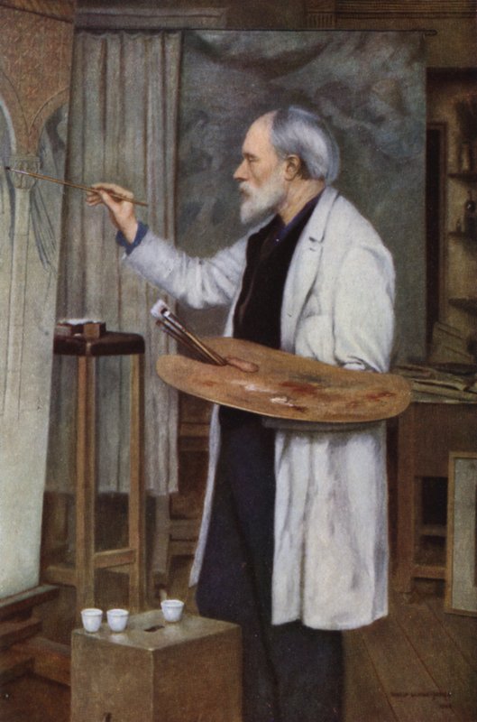 Sir Edward Burne-Jones, hänen poikansa Sir Philip Burne-Jonesin muotokuvasta tekijältä Philip Burne Jones