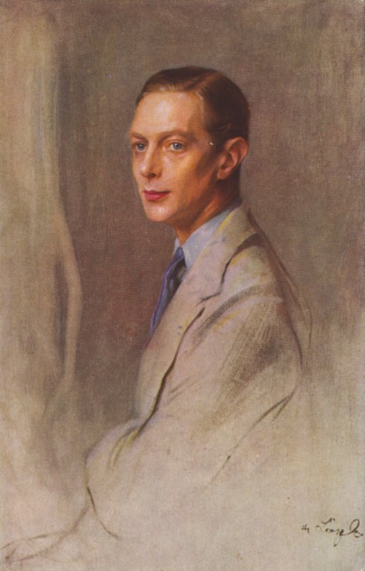 Yorkin herttua, myöhemmin kuningas Yrjö VI tekijältä Philip Alexius de (after) Laszlo