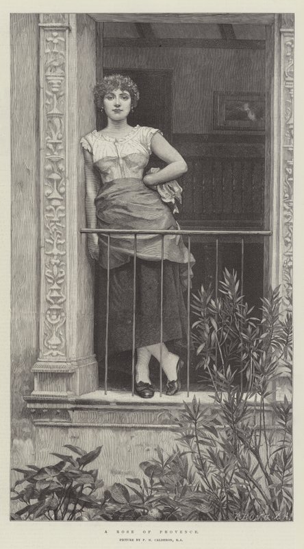 Provencen ruusu tekijältä Philip Hermogenes Calderon