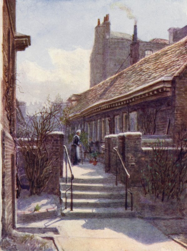 Almshouses of Skinners Company, Mile End, 1892 tekijältä Philip Norman