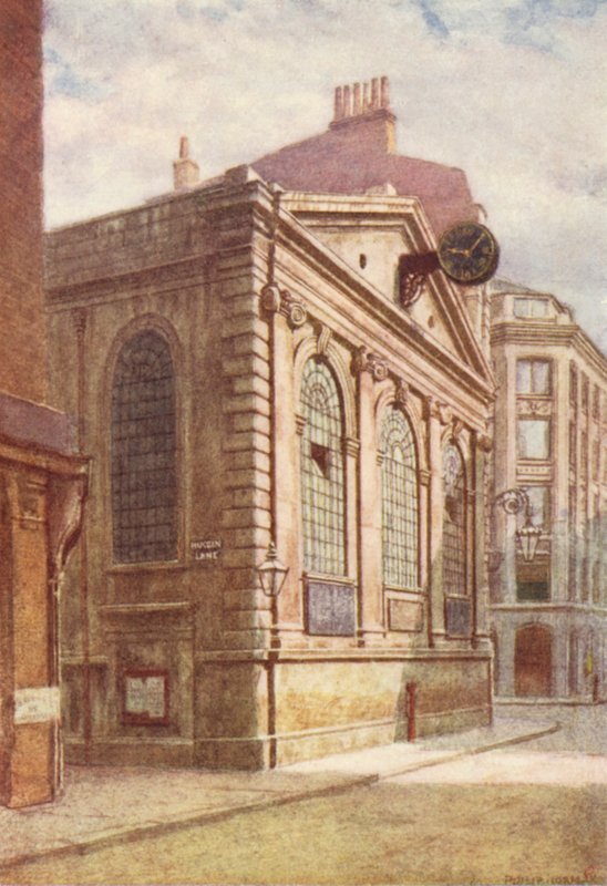 Pyhän Mikaelin kirkko, Wood Street, 1896 tekijältä Philip Norman