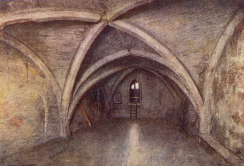 Sir John de Pulteneysin kartanon krypta, Laurence Poultney Hill, 1894 tekijältä Philip Norman