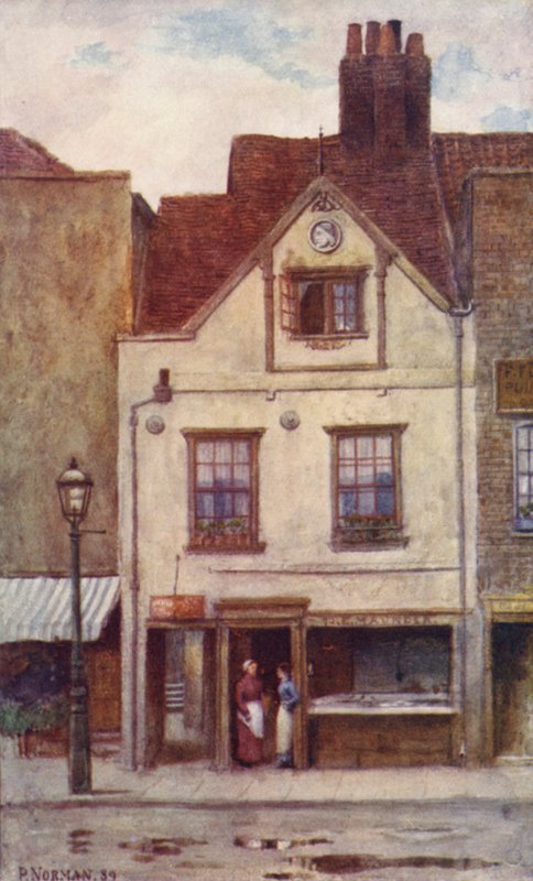 Maunders Fish Shop, Cheyne Walk, 1887 tekijältä Philip Norman