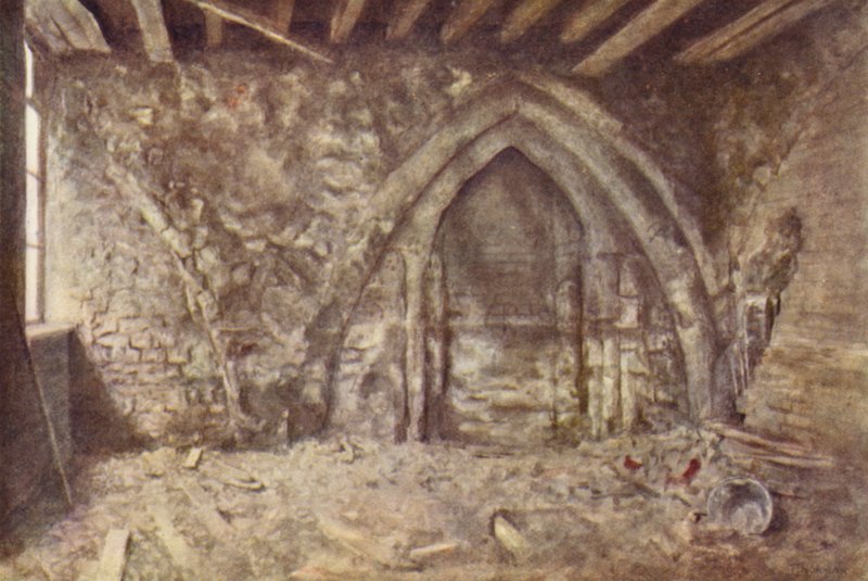 Mediaeval Arches, Ireland Yard, Blackfriars, 1900 tekijältä Philip Norman