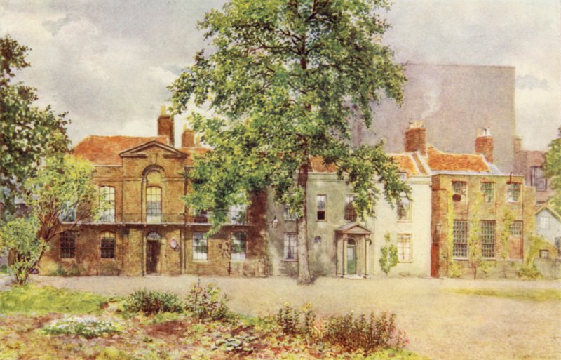 Vanhat talot Victoria and Albert -museon paikalla, 1899 tekijältä Philip Norman