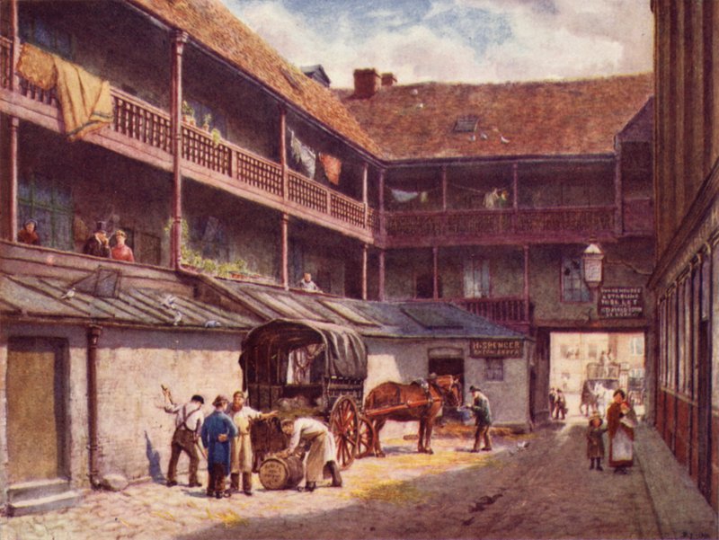 White Hart Inn, Southwark, 1884 tekijältä Philip Norman
