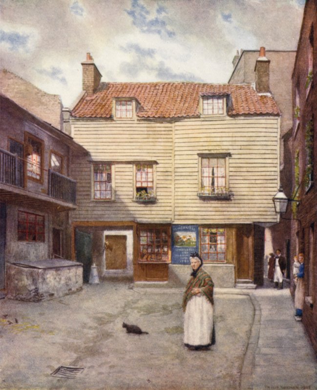 White Hart Yard, Brooke Street, Holborn, 1903 tekijältä Philip Norman