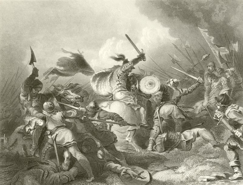 Hastingsin taistelu tekijältä Philippe Jacques de Loutherbourg