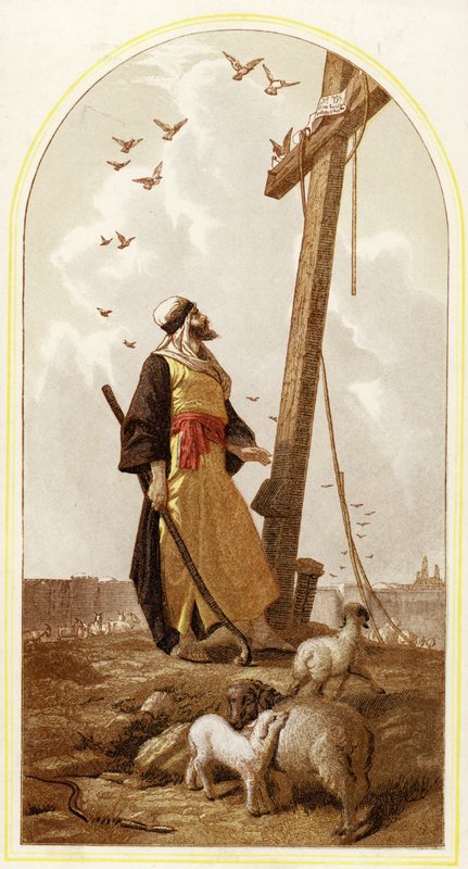 Jerusalemin paimen (chromolitho) tekijältä Phillip Richard Morris