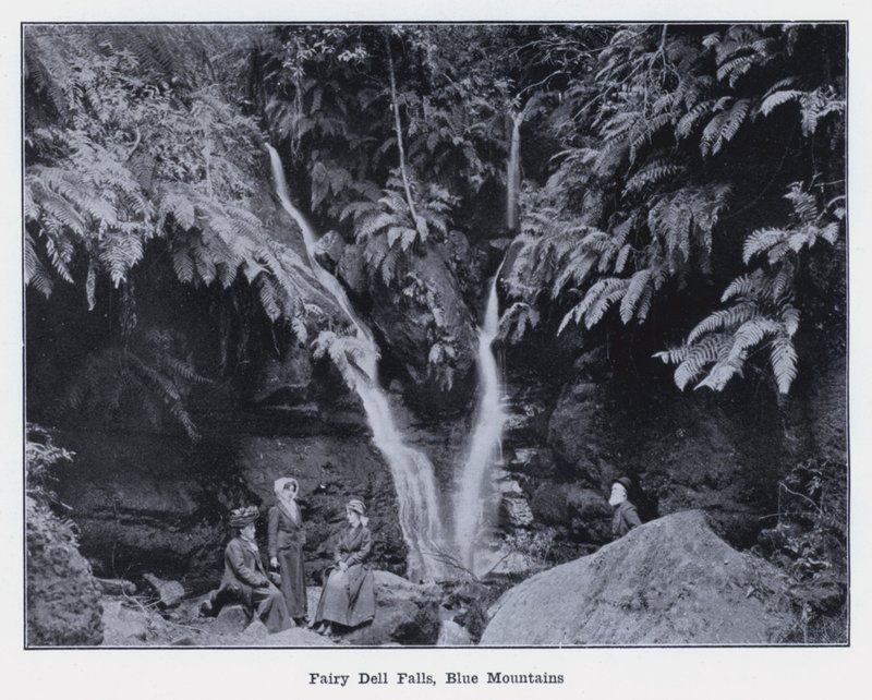 Fairy Dell Falls, Blue Mountains (m/w kuva) tekijältä Photographer Australian