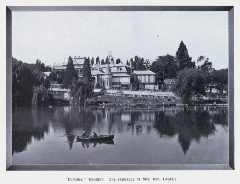 "Fortuna", Bendigo, rouva George Lansellin asuinpaikka (m/v kuva) tekijältä Photographer Australian