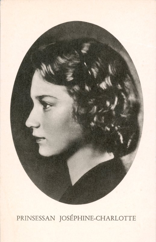 Belgian prinsessa Josephine-Charlotte (s/w-kuva) tekijältä Photographer Belgian