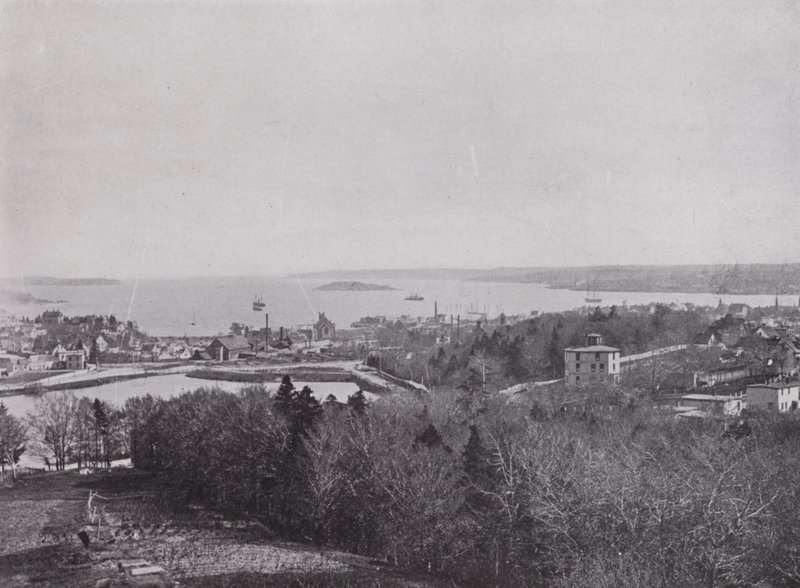 Sataman sisäänkäynti, Halifax (m/w kuva) tekijältä Photographer Canadian