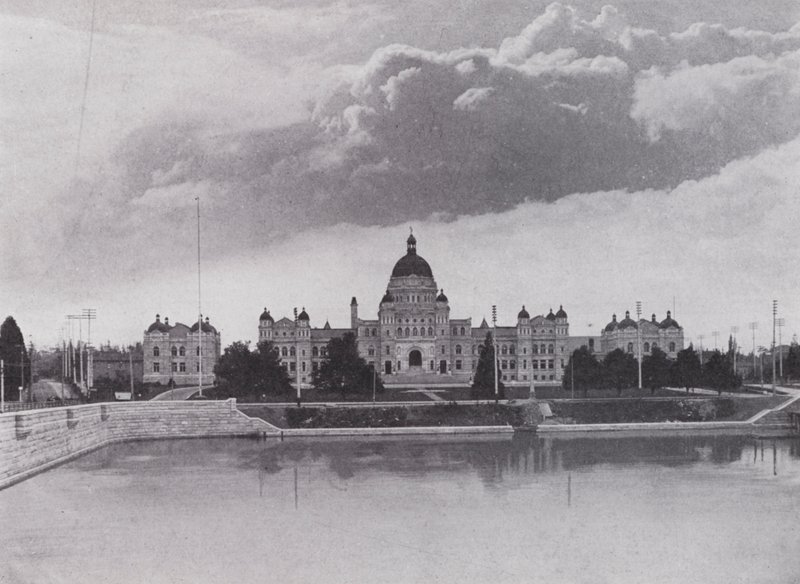 Parlamenttirakennukset, Victoria, Brittiläinen Kolumbia (m/v kuva) tekijältä Photographer Canadian