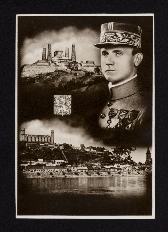 Milan Ratislav Stepanik, Slovakian sotilas, joka palveli kenraalina Ranskan armeijassa ensimmäisessä maailmansodassa ja Tšekkoslovakian sotaministerinä (m/v kuva) tekijältä Photographer Czech