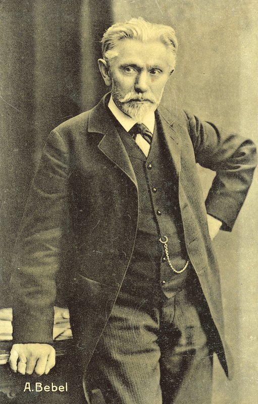 August Bebel, saksalainen sosialistipoliitikko (m/w kuva) tekijältä Photographer German