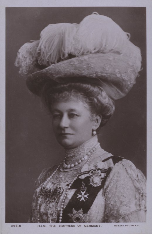 Augusta Victoria Schleswig-Holsteinista, Saksan keisarinna ja Wilhelm II:n vaimo (m/v kuva) tekijältä Photographer German
