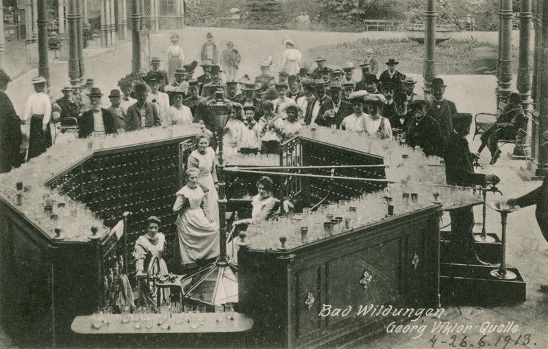 Huono Wildungen. Postikortti lähetetty 1913. tekijältä Photographer German