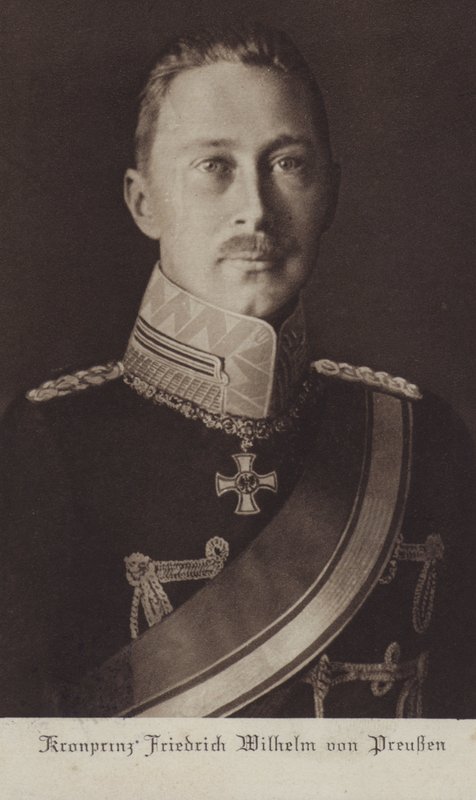 Kruununprinssi Wilhelm, Saksan keisari Wilhelm II:n vanhin poika (m/v kuva) tekijältä Photographer German