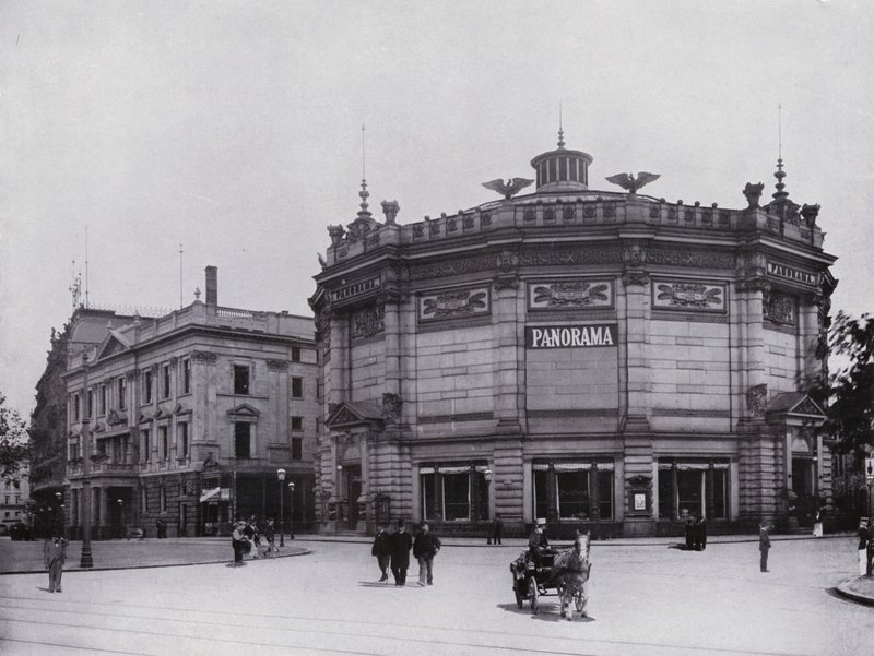 Leipzig: Panorama (m/w kuva) tekijältä Photographer German