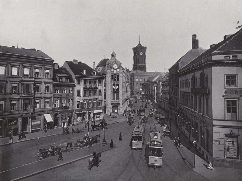 Molkenmarkt, Spandauer Strasse ja kaupungintalo (m/w kuva) tekijältä Photographer German