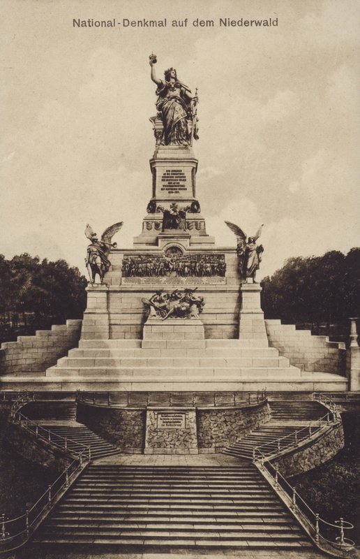 Nationaldenkmal, Saksan yhdistymisen muistomerkki, Rudesheim am Rhein, Hessen (m/v kuva) tekijältä Photographer German