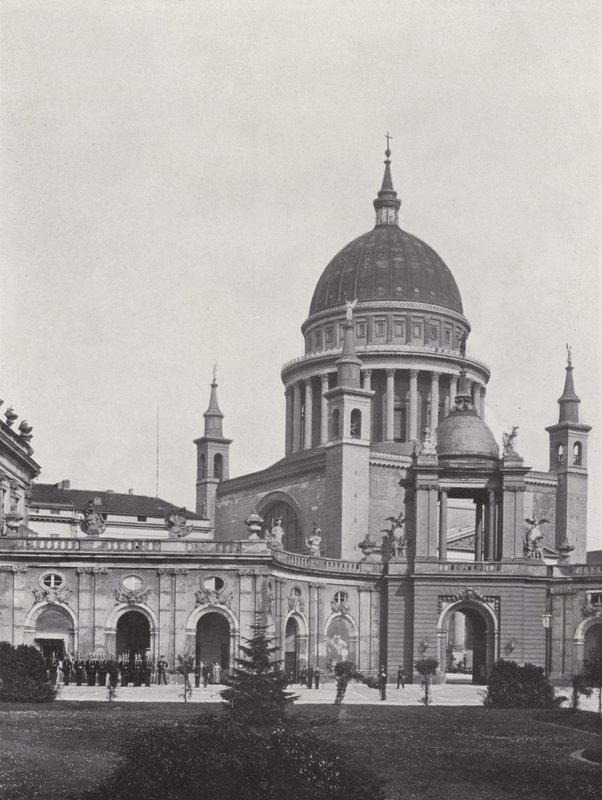 Potsdam, Stadtschloss, Fortunaportal ja St Nikolaikirche (m/v kuva) tekijältä Photographer German