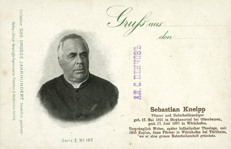 Sebastian Kneipp, Baijerin katolinen pappi ja luonnonhoidon pioneeri (m/v kuva) tekijältä Photographer German