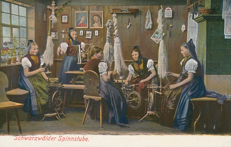 Schwarzwaldin Spinners, Saksa. (värivalokuva) tekijältä Photographer German