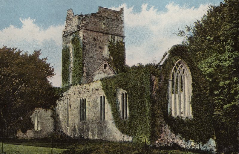 Etelä-Irlanti: Muckross Abbey, Killarney (värillinen kuva) tekijältä Photographer Irish