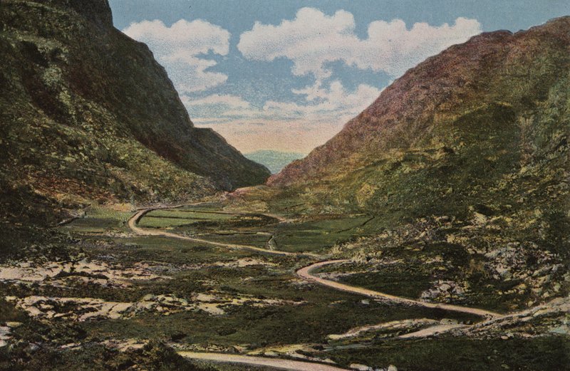 Irlanda del Sud: The Gap of Dunloe, Killarney (foto en color) finlandès tekijältä Photographer Irish