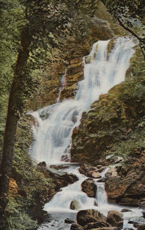Etelä-Irlanti: Torc Cascade, Killarney (värillinen kuva) tekijältä Photographer Irish
