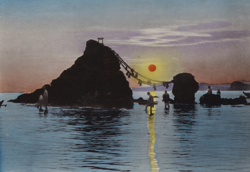 Japani, n. 1912: Futamigaura, Ise (kuva) tekijältä Photographer Japanese