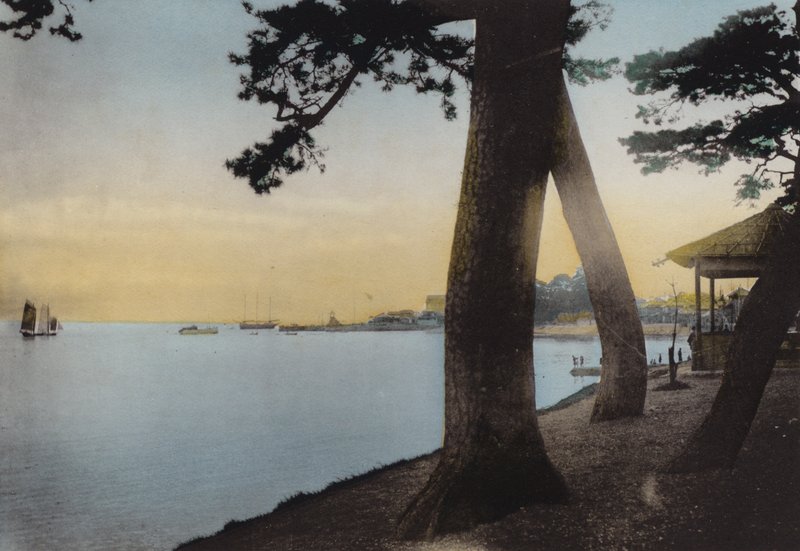 Japani, n. 1912: Maiko lähellä Kobea (kuva) tekijältä Photographer Japanese