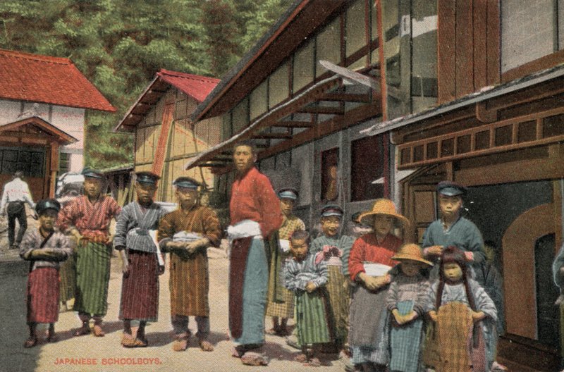 Japanilaiset koulupojat (kuva) tekijältä Photographer Japanese