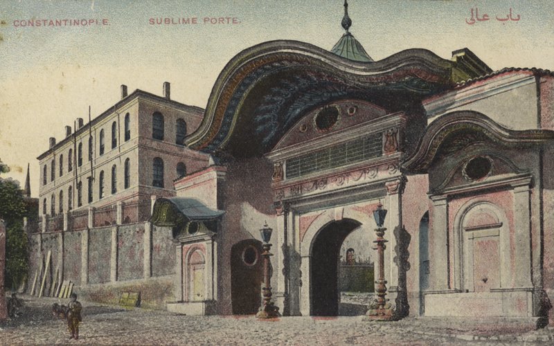 Sublime Porte, Konstantinopoli (värikuva) tekijältä Photographer Turkish