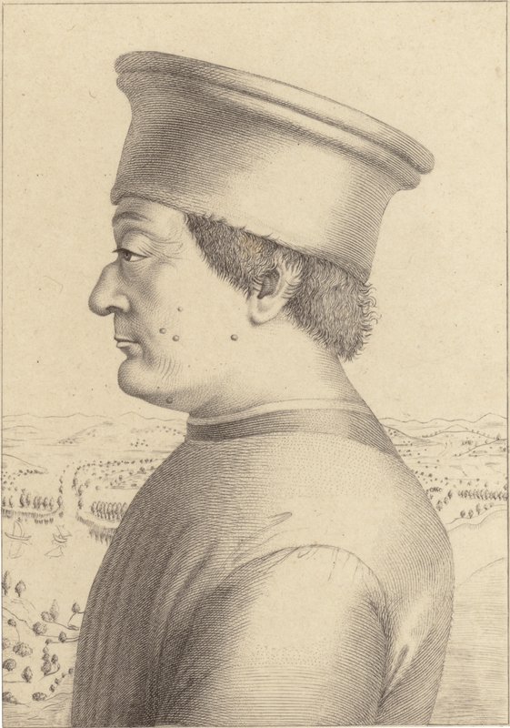 Federico da Montefeltro tekijältä Piero della Francesca