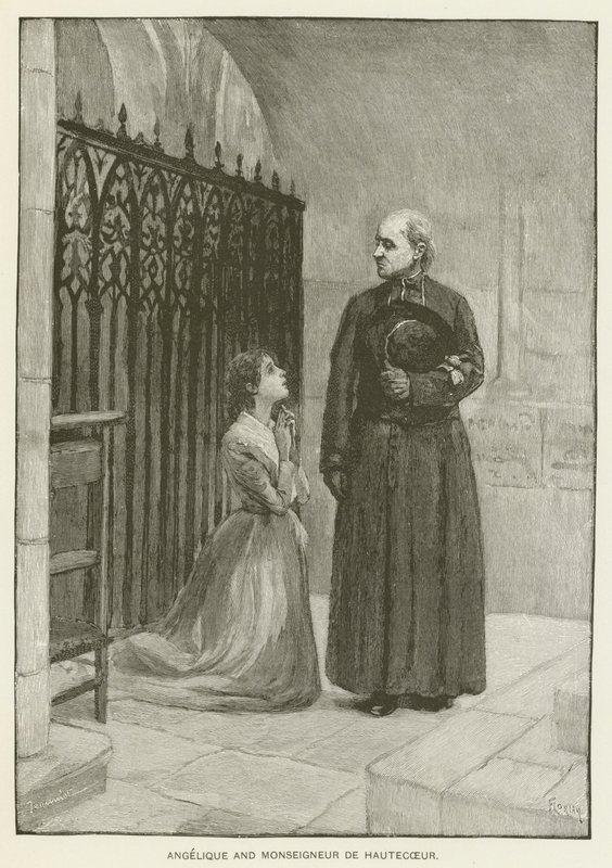Angelique ja Monsignor de Hautecoeur tekijältä Pierre Georges Jeanniot