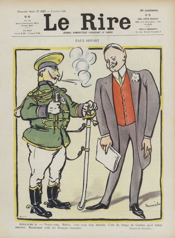 Varaslähtö. Kuvitus Le Rirelle tekijältä Pierre Georges Jeanniot