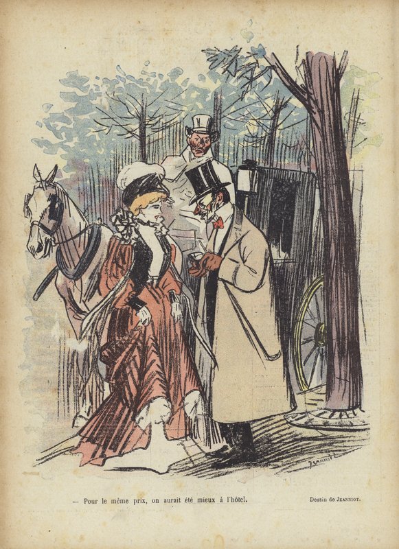 Kuvitus Le Rirelle tekijältä Pierre Georges Jeanniot