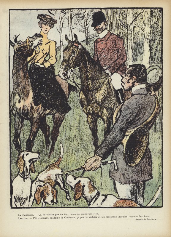 Kuvitus Le Rirelle tekijältä Pierre Georges Jeanniot