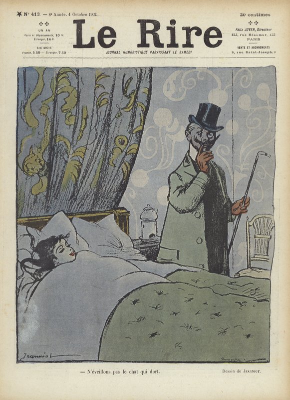 Kuvitus Le Rirelle tekijältä Pierre Georges Jeanniot