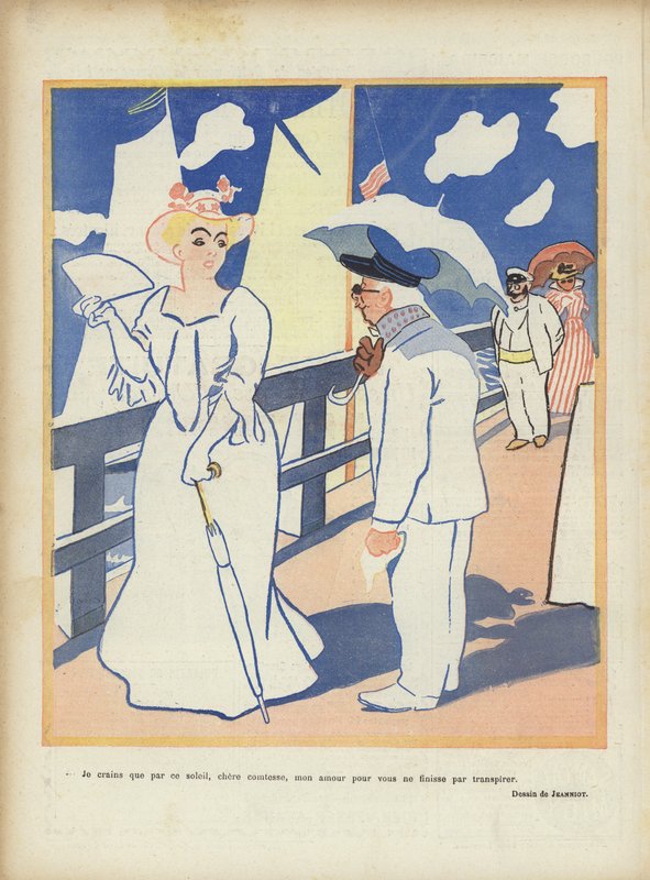 Kuvitus Le Rirelle tekijältä Pierre Georges Jeanniot