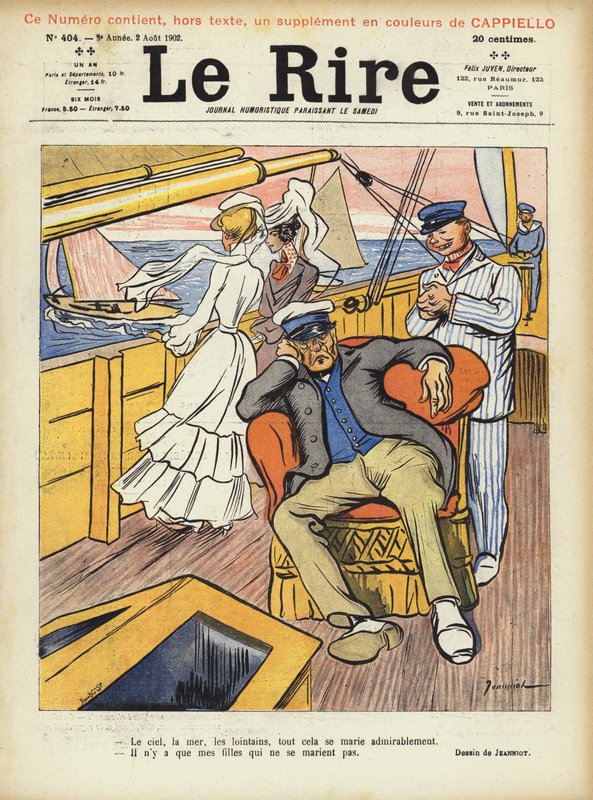 Kuvitus Le Rirelle tekijältä Pierre Georges Jeanniot