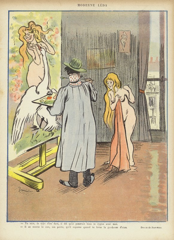 Kuvitus Le Rirelle tekijältä Pierre Georges Jeanniot