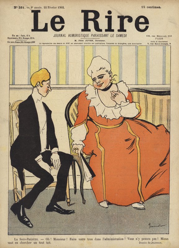 Kuvitus Le Rirelle tekijältä Pierre Georges Jeanniot