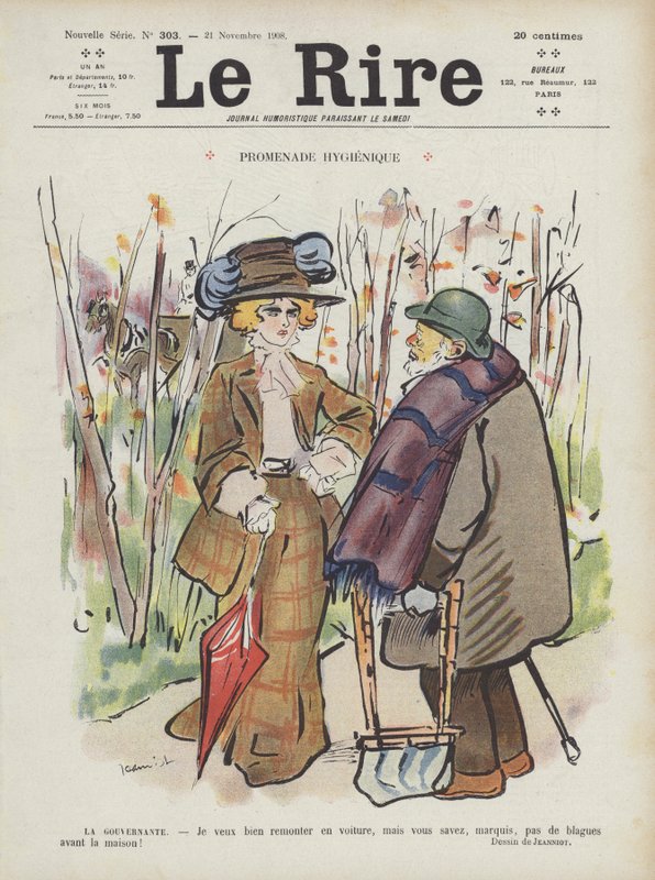 Kuvitus Le Rirelle tekijältä Pierre Georges Jeanniot