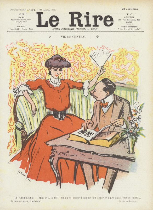 Kuvitus Le Rirelle tekijältä Pierre Georges Jeanniot