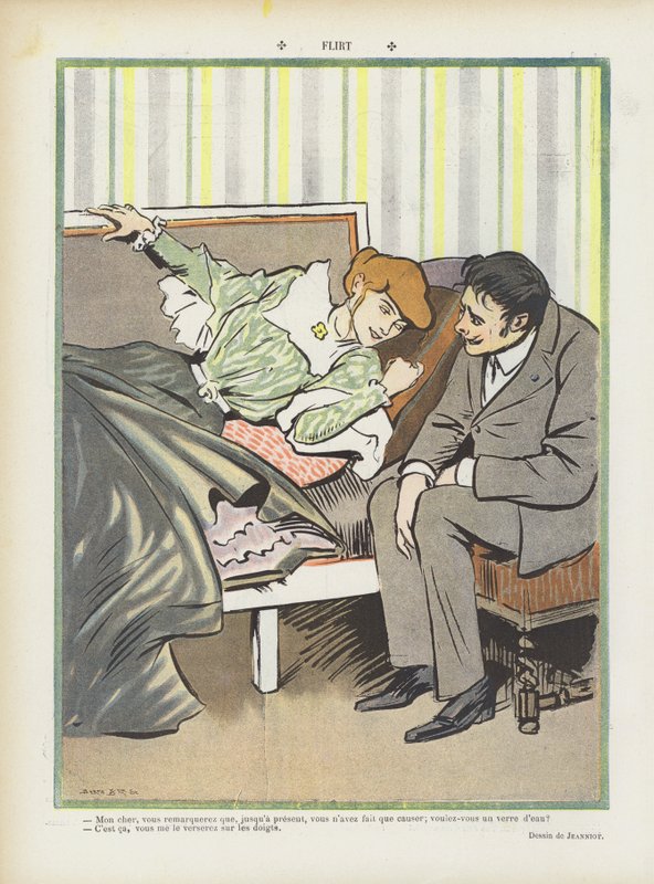 Kuvitus Le Rirelle tekijältä Pierre Georges Jeanniot