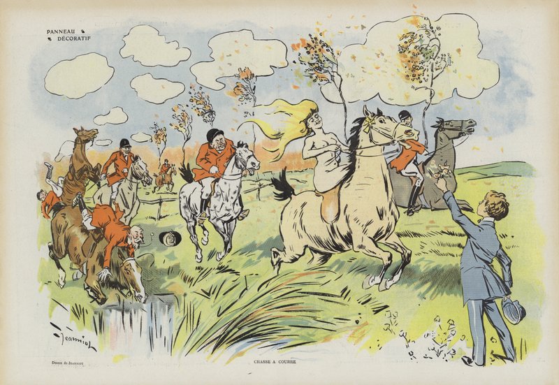Kuvitus Le Rirelle tekijältä Pierre Georges Jeanniot